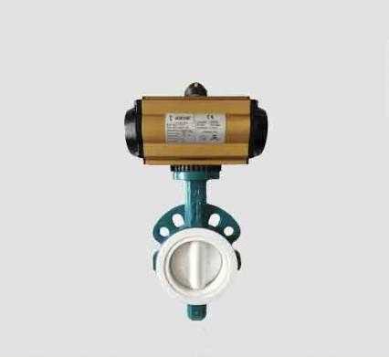 VAN BƯỚM GANG BỌC TEFLON ĐÓNG MỞ KHÍ NÉN JOEUN
