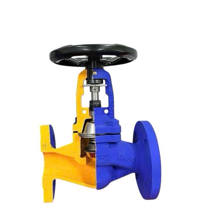 VAN CẦU HƠI THÉP MẶT BÍCH AFBV DN150