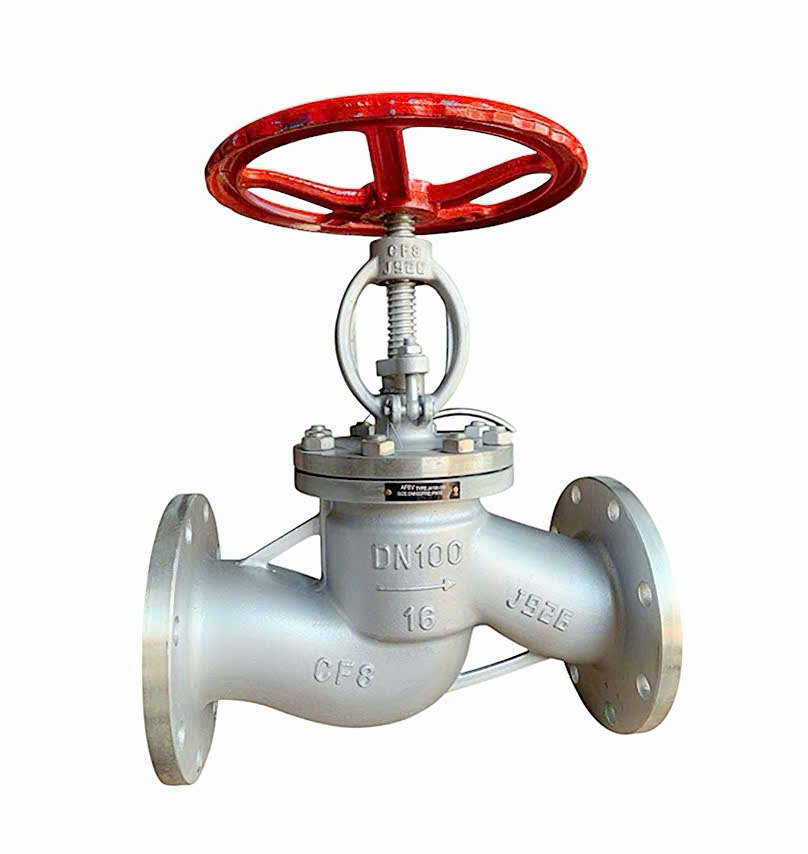 VAN CẦU HƠI INOX 304 MẶT BÍCH PN16 DN15